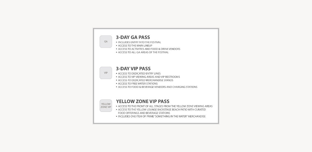 5th Street Beach Stage Seating Chart