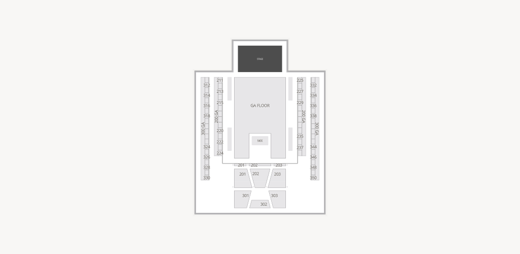713 Music Hall Seating Chart