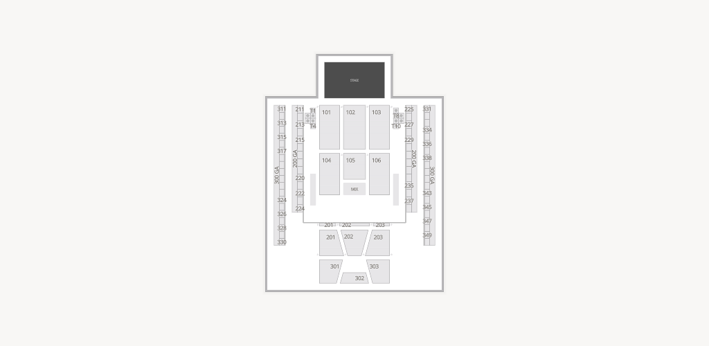 713 Music Hall Seating Chart