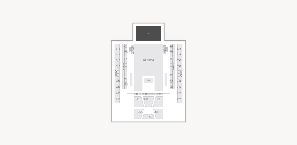 713 Music Hall Seating Chart