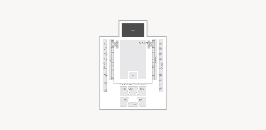 713 Music Hall Seating Chart