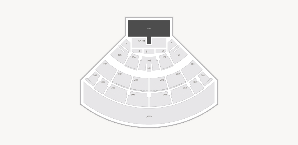 Acrisure Amphitheater Seating Chart