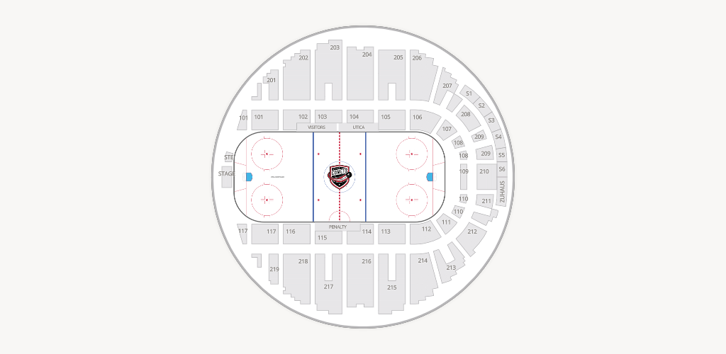 Adirondack Bank Center Seating Chart