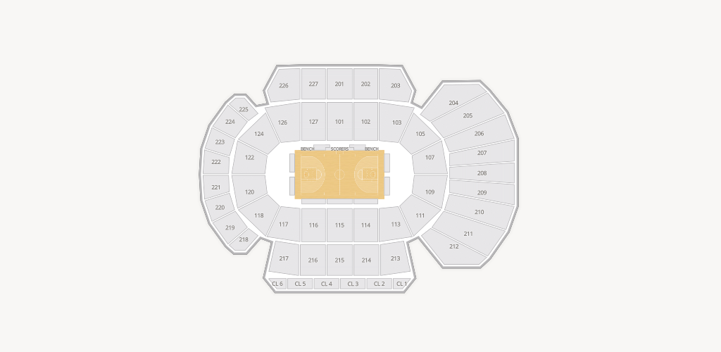 Adventist Health Arena Seating Chart
