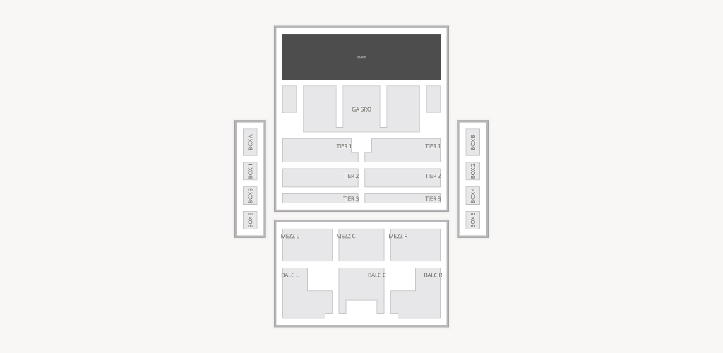 Agora Theatre - Cleveland Seating Chart