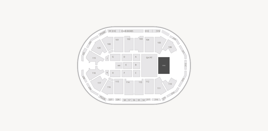 Akins Ford Arena Seating Chart