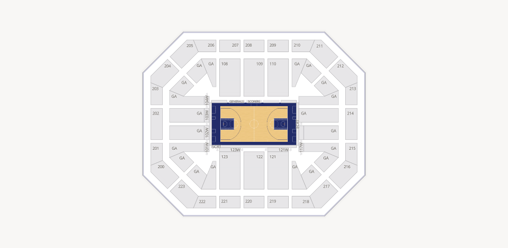Alaska Airlines Center Seating Chart
