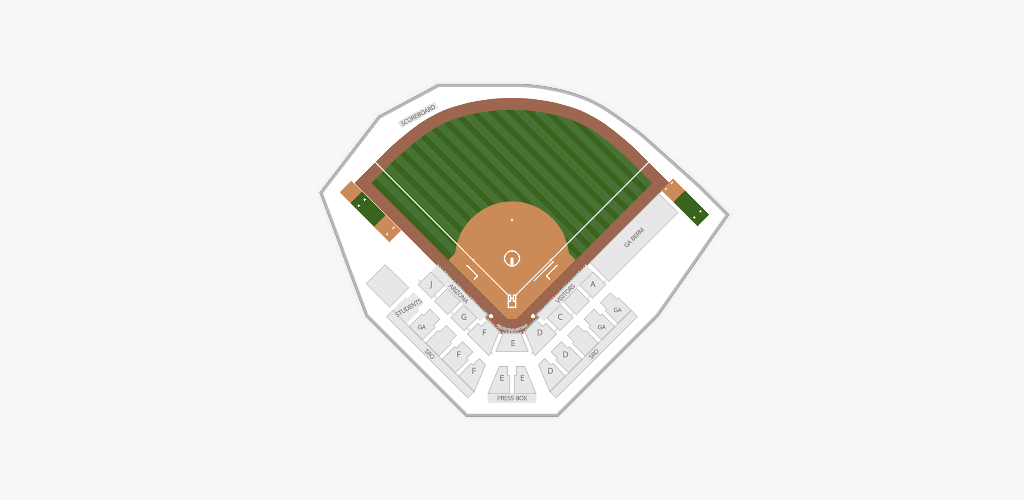 Alberta B. Farrington Softball Stadium Seating Chart