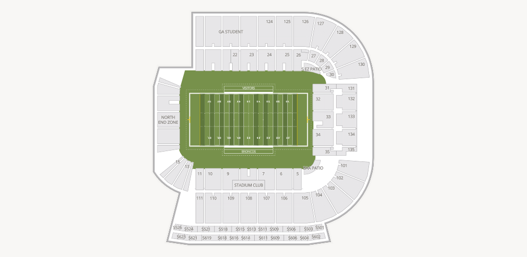 Albertsons Stadium Seating Chart