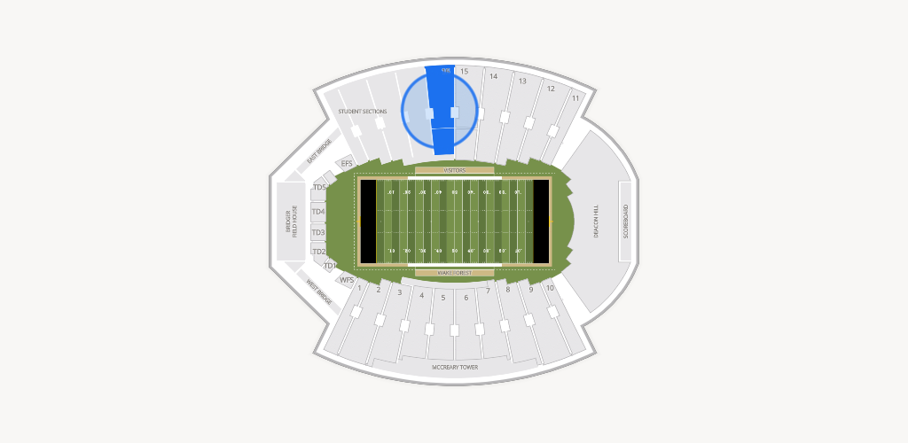 Allegacy Federal Credit Union Stadium Seating Chart