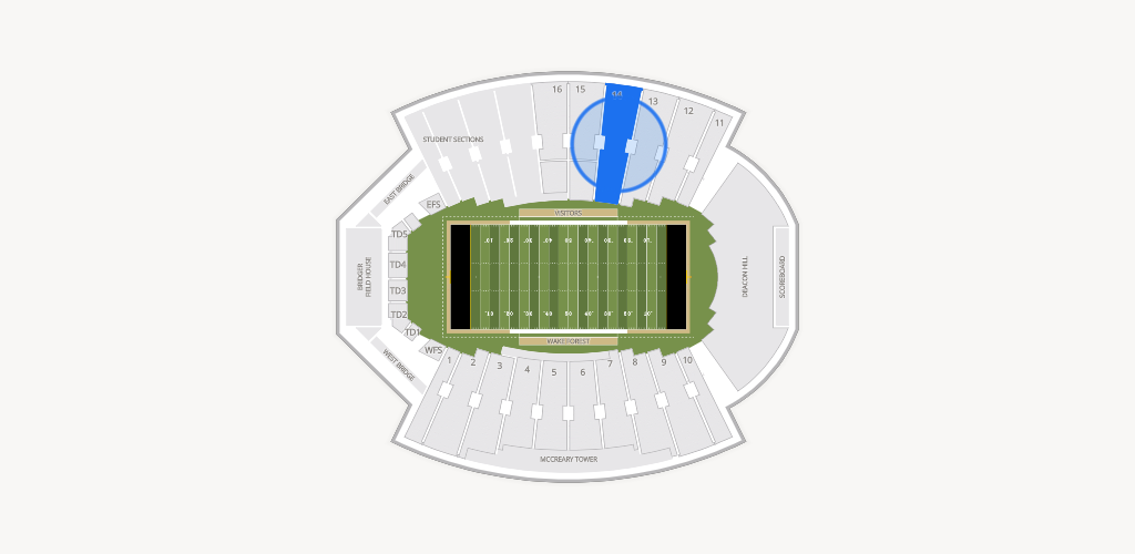 Allegacy Federal Credit Union Stadium Seating Chart
