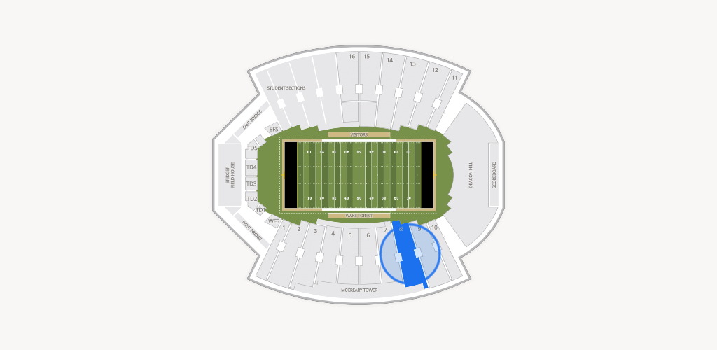 Allegacy Federal Credit Union Stadium Seating Chart