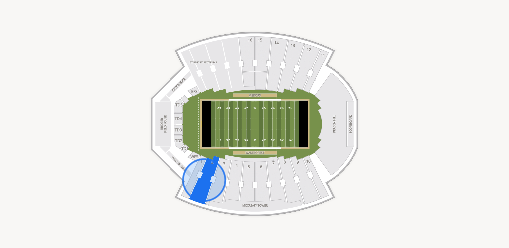 Allegacy Federal Credit Union Stadium Seating Chart