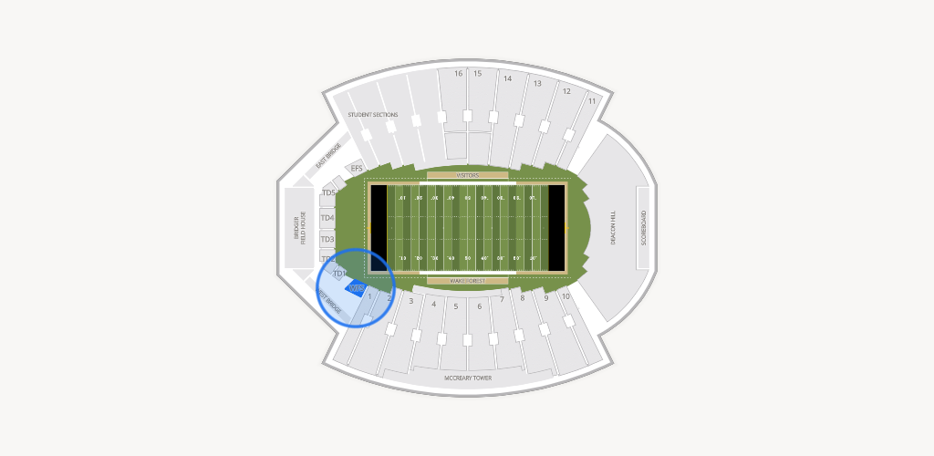 Allegacy Federal Credit Union Stadium Seating Chart