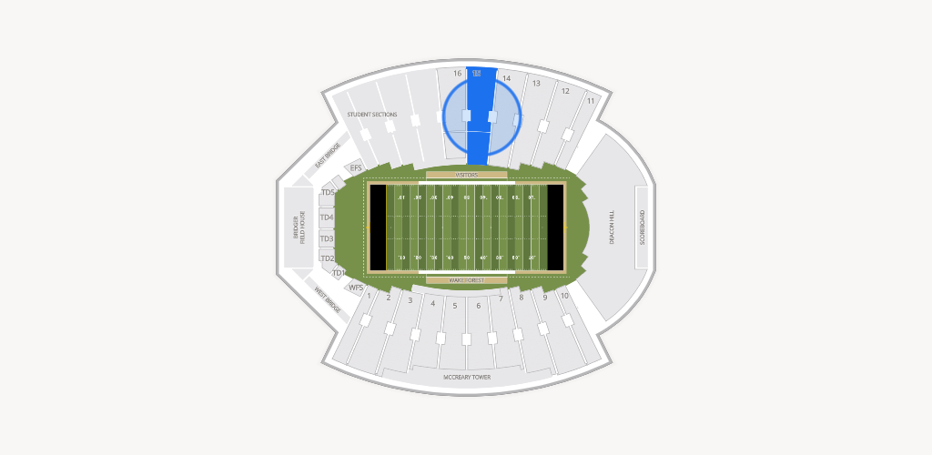 Allegacy Federal Credit Union Stadium Seating Chart