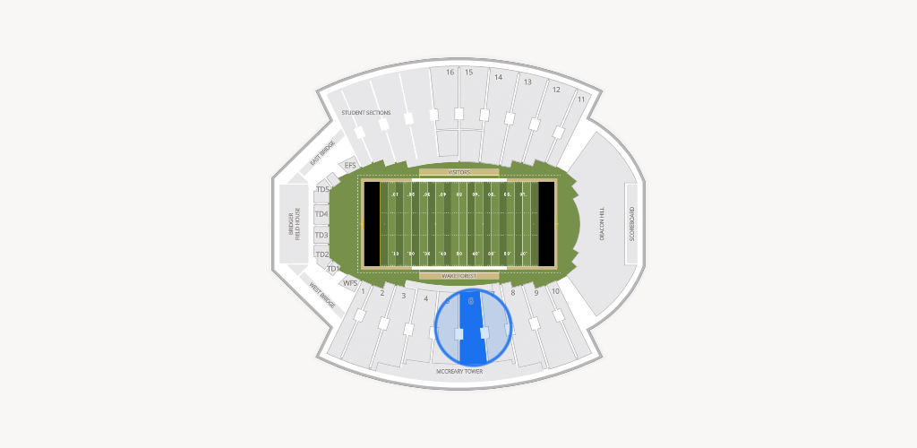 Allegacy Federal Credit Union Stadium Seating Chart