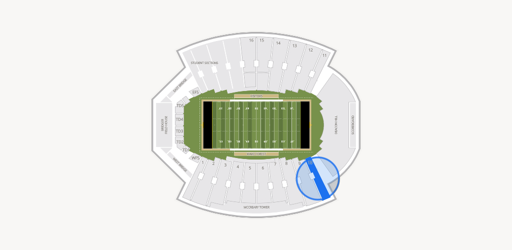 Allegacy Federal Credit Union Stadium Seating Chart