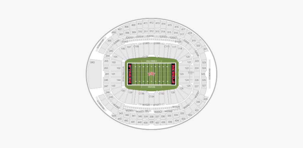 Allegiant Stadium Seating Chart