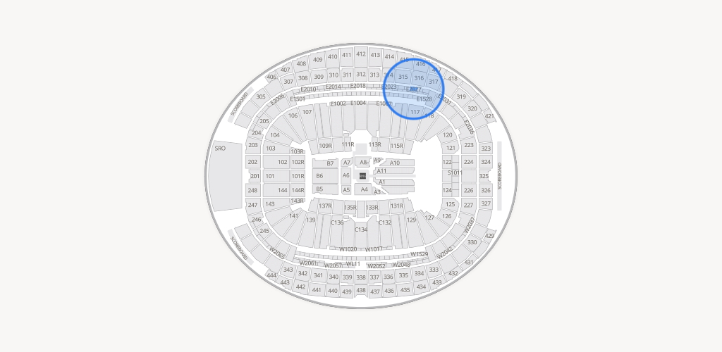 Allegiant Stadium Seating Chart