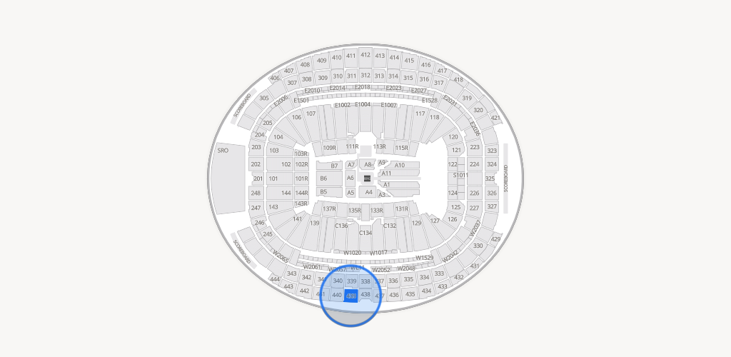 Allegiant Stadium Seating Chart