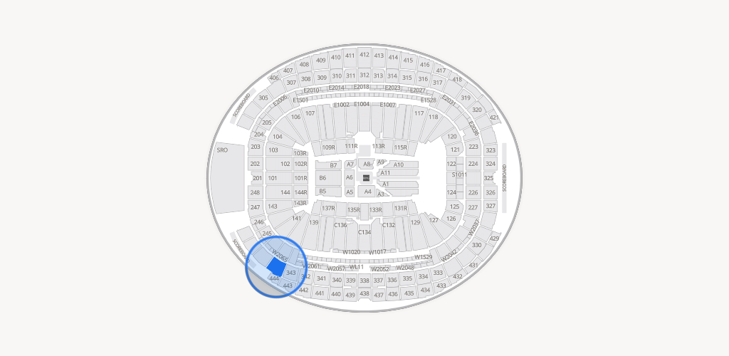 Allegiant Stadium Seating Chart