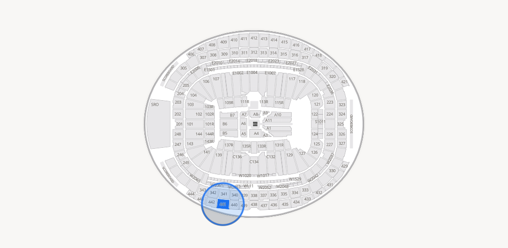 Allegiant Stadium Seating Chart