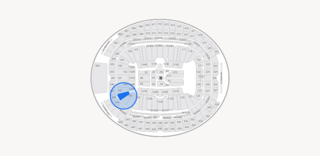 Allegiant Stadium Seating Chart