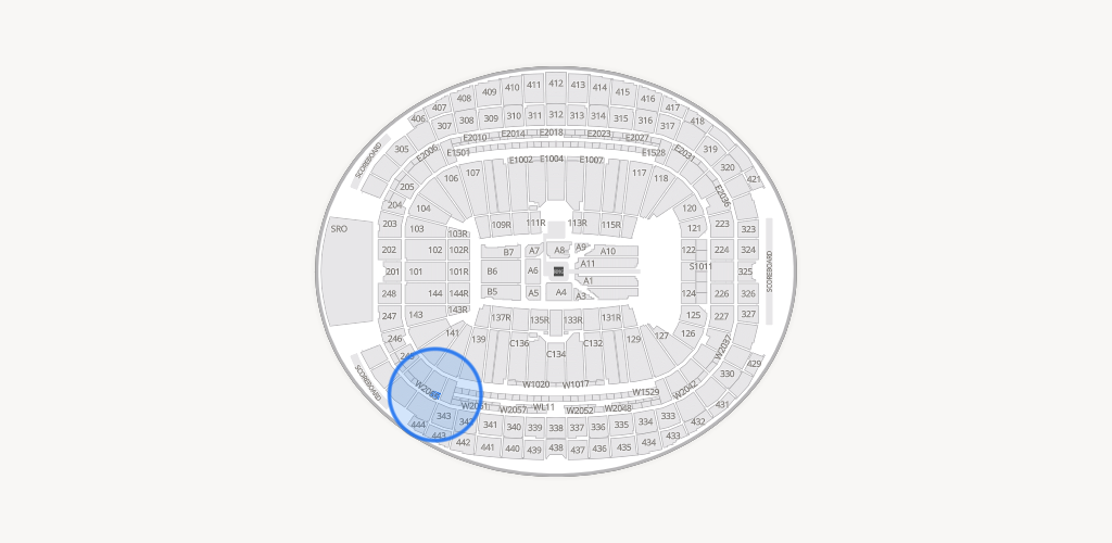 Allegiant Stadium Seating Chart