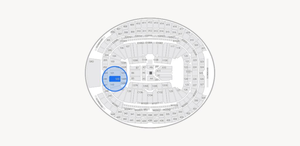 Allegiant Stadium Seating Chart