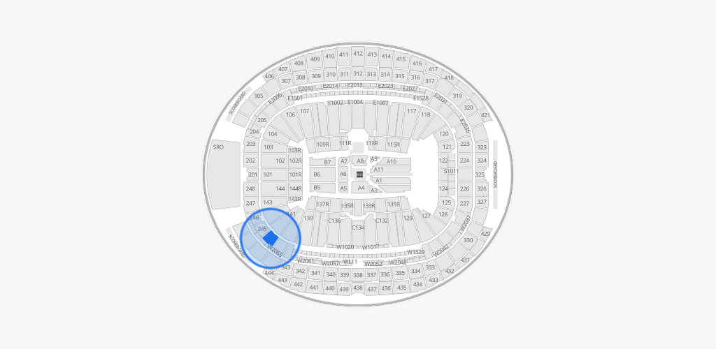 Allegiant Stadium Seating Chart