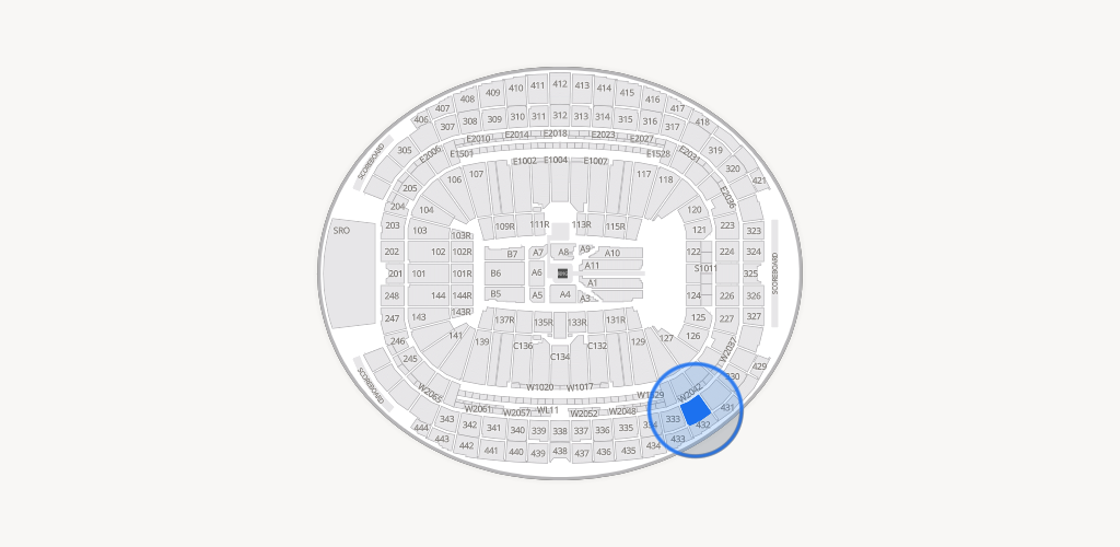 Allegiant Stadium Seating Chart