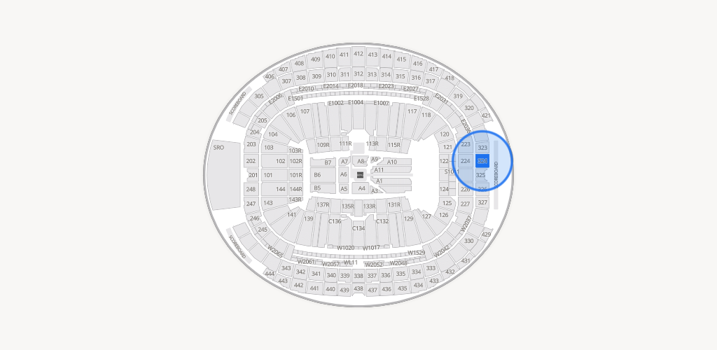 Allegiant Stadium Seating Chart