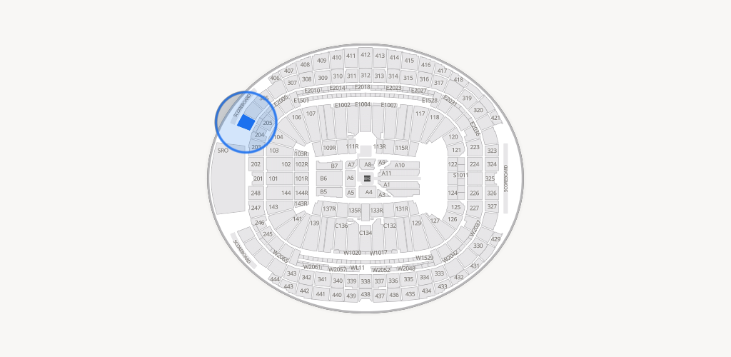 Allegiant Stadium Seating Chart