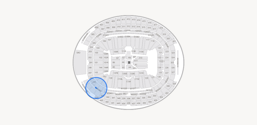 Allegiant Stadium Seating Chart