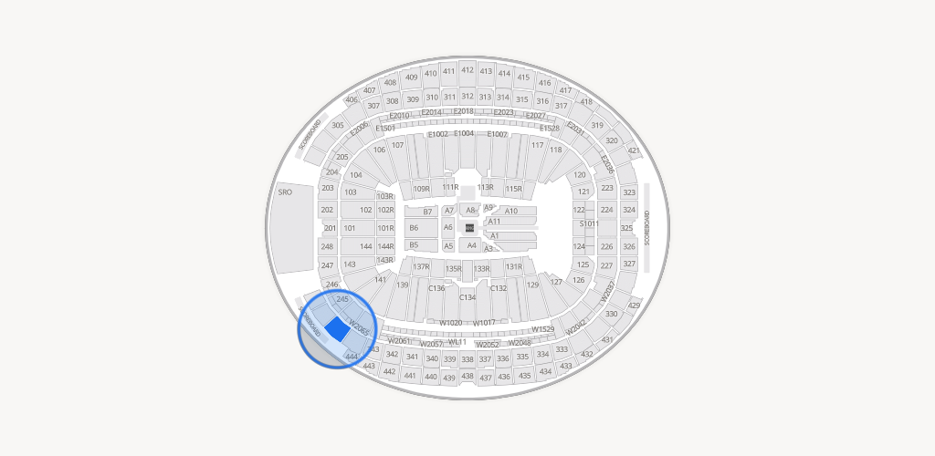 Allegiant Stadium Seating Chart