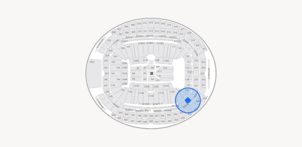 Allegiant Stadium Seating Chart