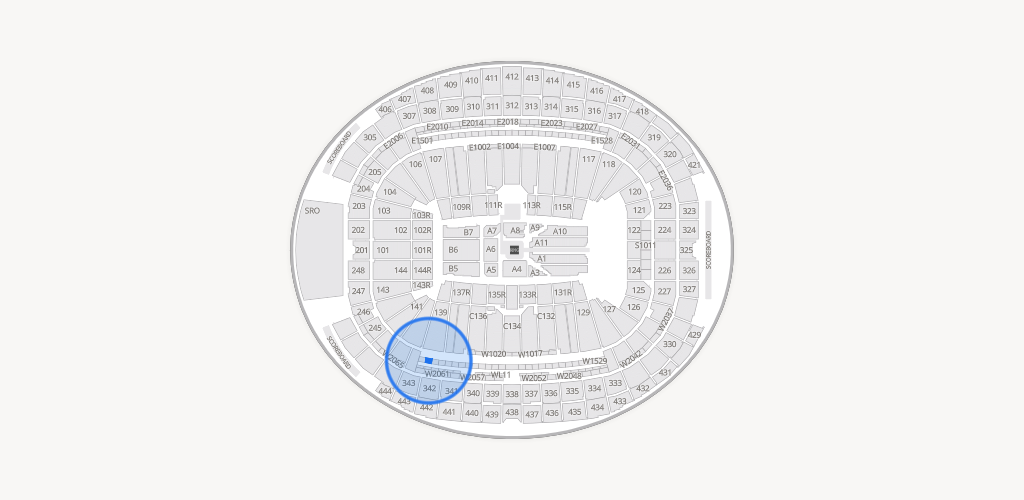 Allegiant Stadium Seating Chart