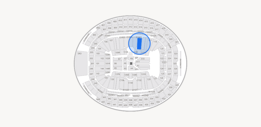 Allegiant Stadium Seating Chart