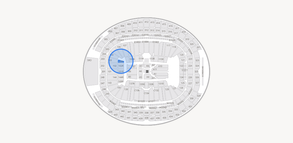 Allegiant Stadium Seating Chart