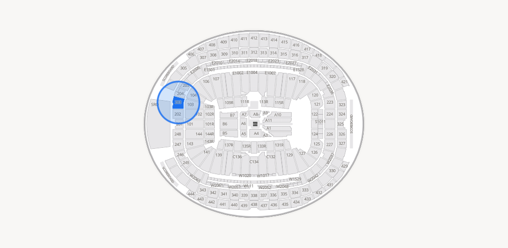 Allegiant Stadium Seating Chart