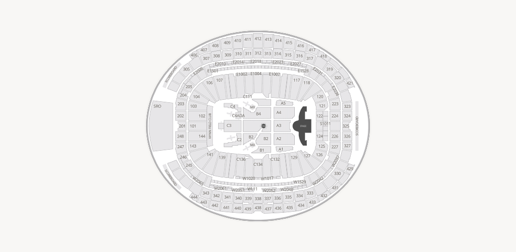 Allegiant Stadium Seating Chart