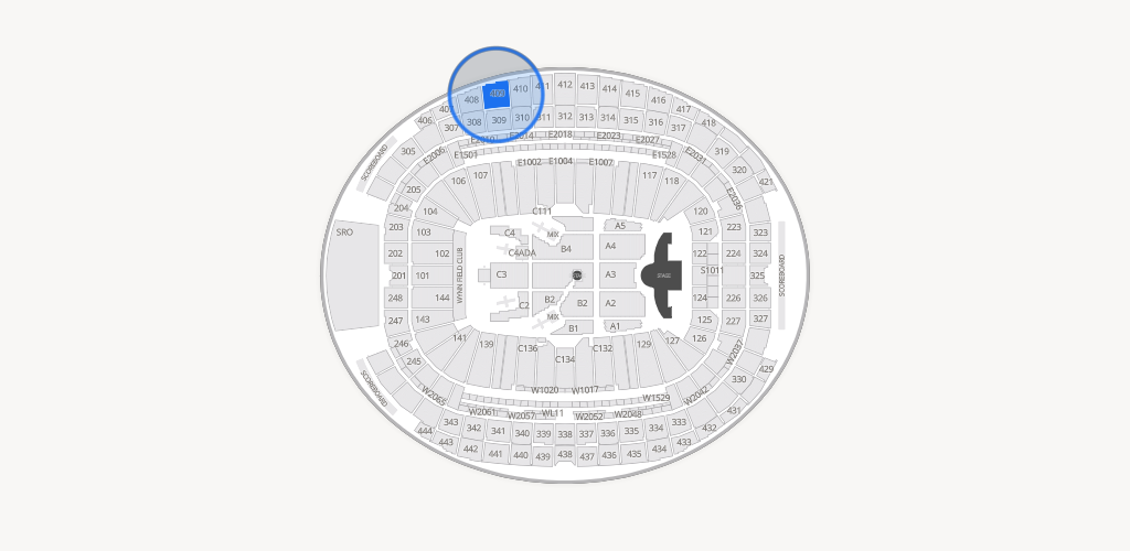 Allegiant Stadium Seating Chart