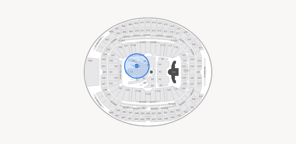 Allegiant Stadium Seating Chart