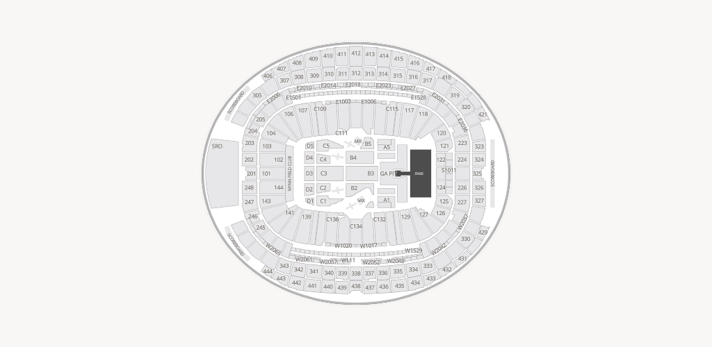 Allegiant Stadium Seating Chart