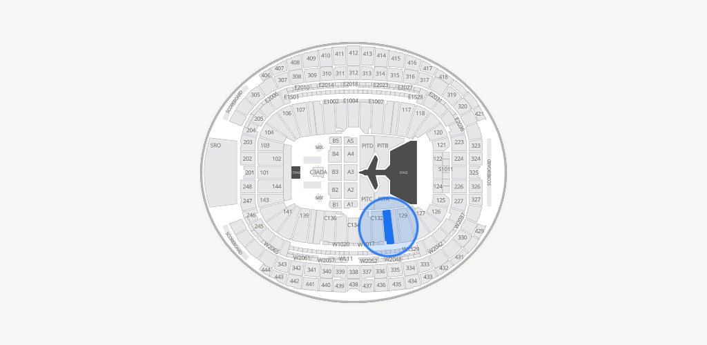 Allegiant Stadium Seating Chart