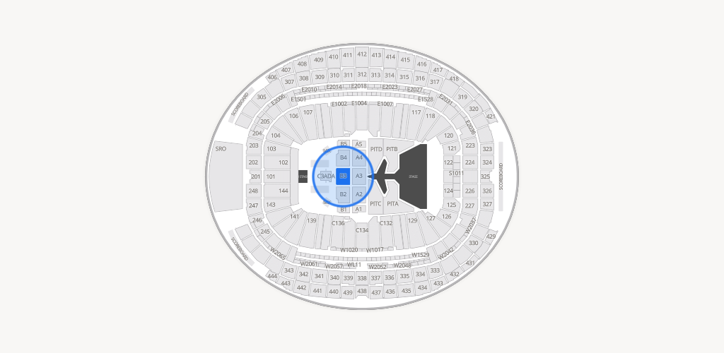Allegiant Stadium Seating Chart