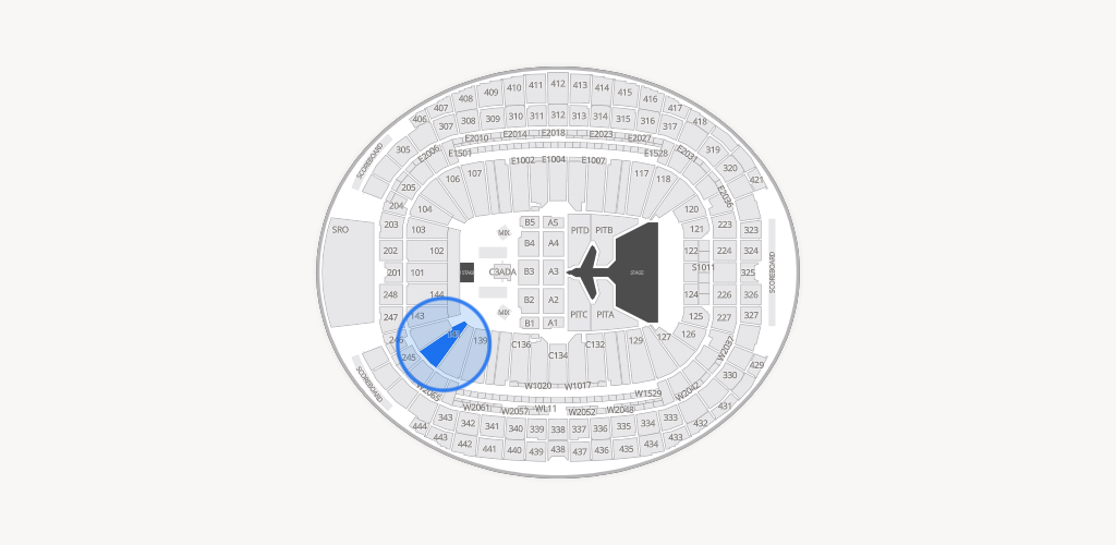 Allegiant Stadium Seating Chart