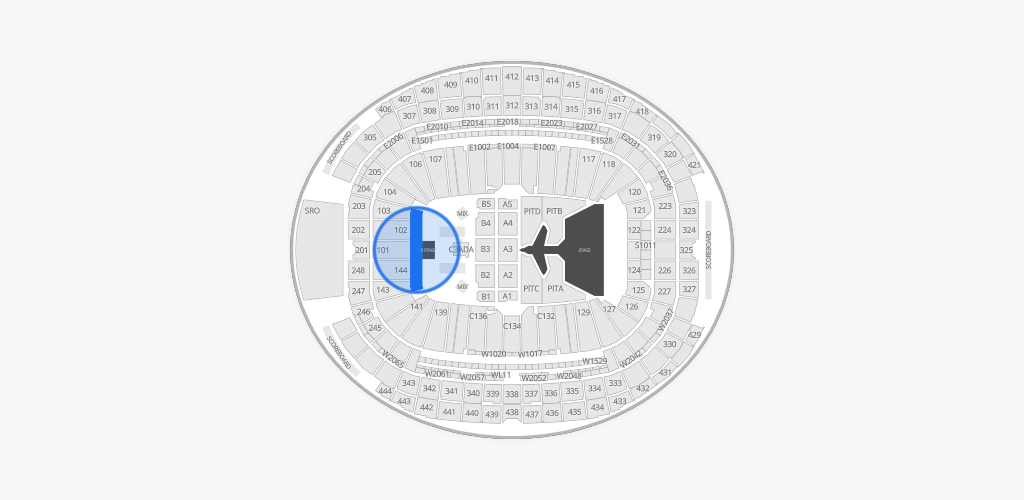 Allegiant Stadium Seating Chart