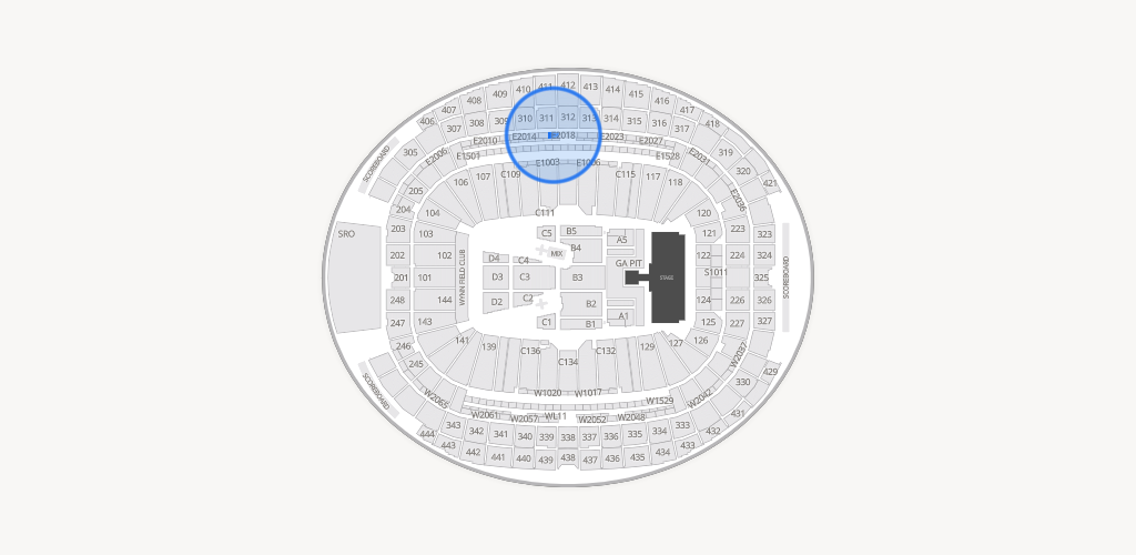 Allegiant Stadium Seating Chart