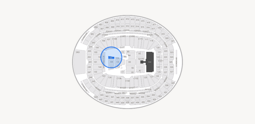 Allegiant Stadium Seating Chart